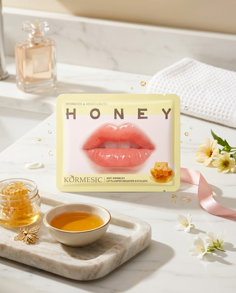 ماسک لب ورقه‌ای عسل کورمسیک (Kōrmesic Honey Lip Mask)